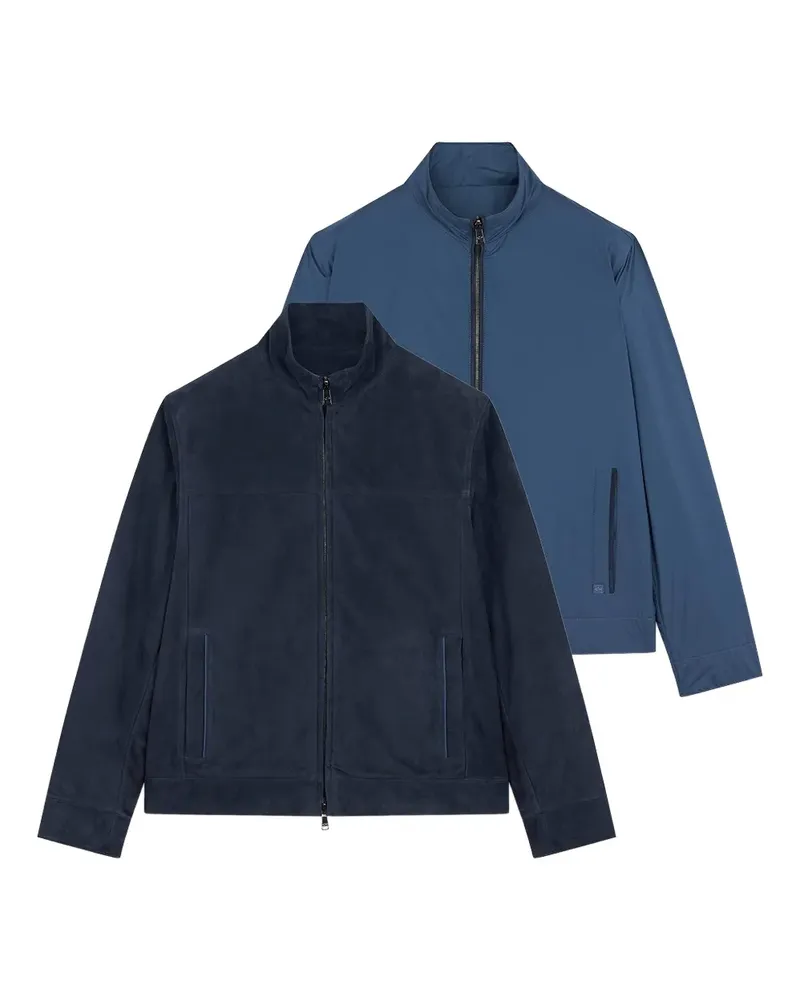 Paul & Shark reversible suede jacket - Blau Blau