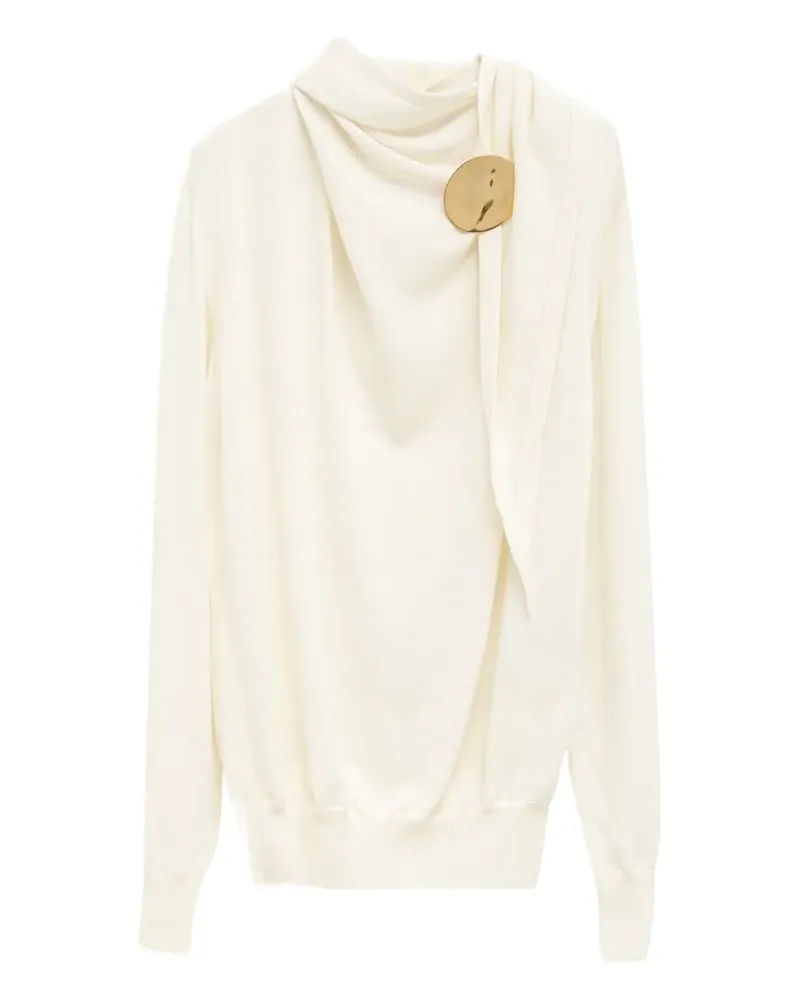 Jil Sander Drapierter Pullover - Nude Nude