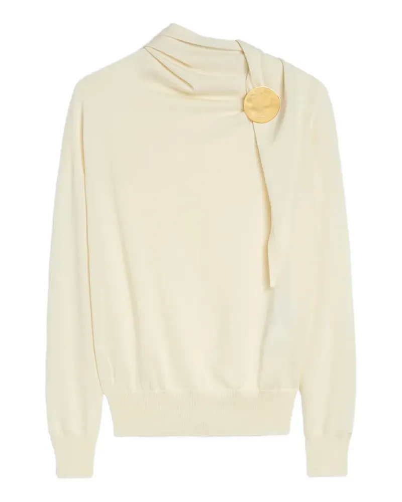 Jil Sander Drapierter Pullover - Nude Nude