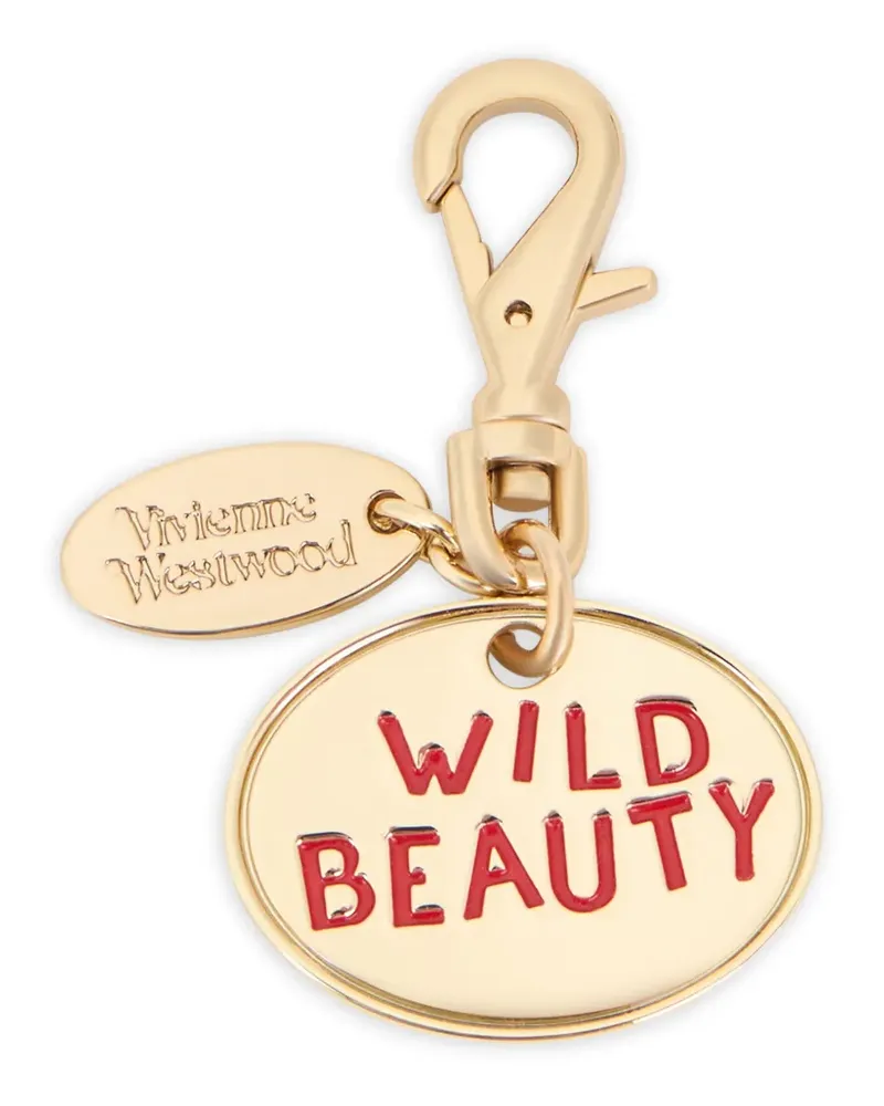 Vivienne Westwood logo-detail keyring - Gold Gold