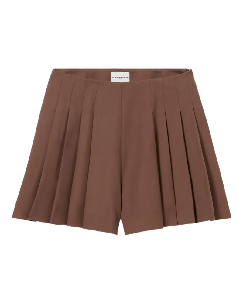 Claudie Pierlot Weite Straight-Leg-Shorts - Braun Braun