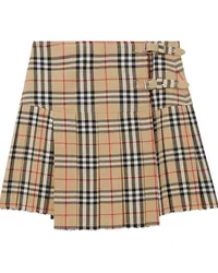 Burberry Kilt mit Vintage-Check Nude