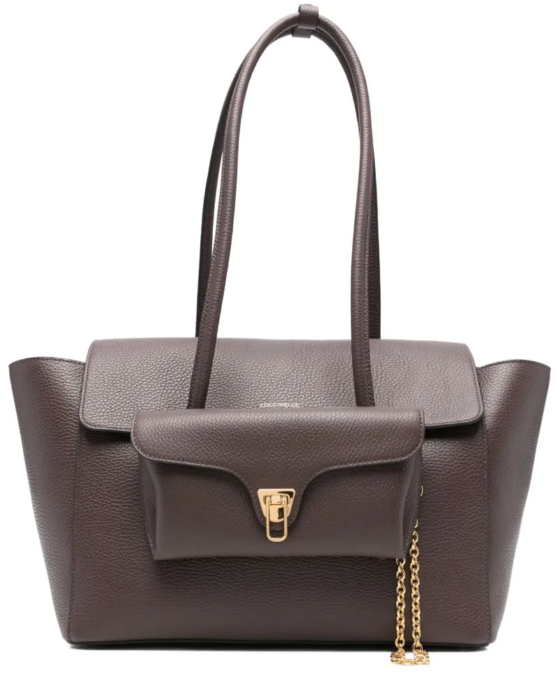 Coccinelle Double Beast Tote Bag - Braun Braun