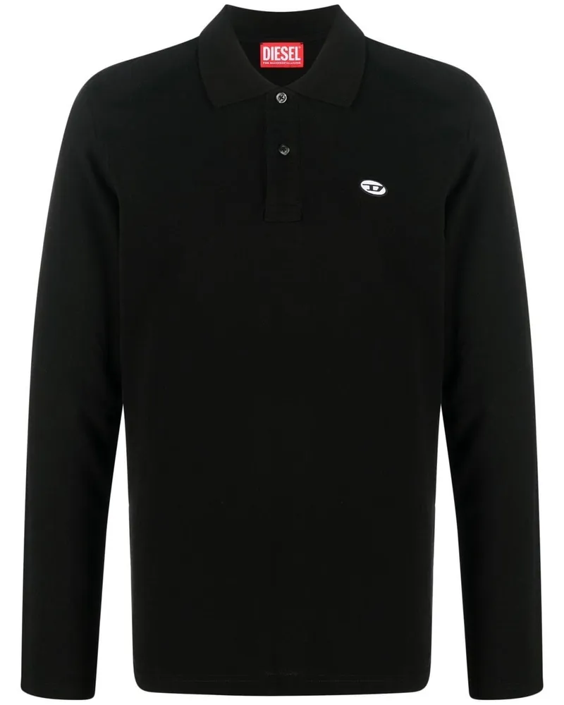 Diesel T-Smith Poloshirt - Schwarz Schwarz