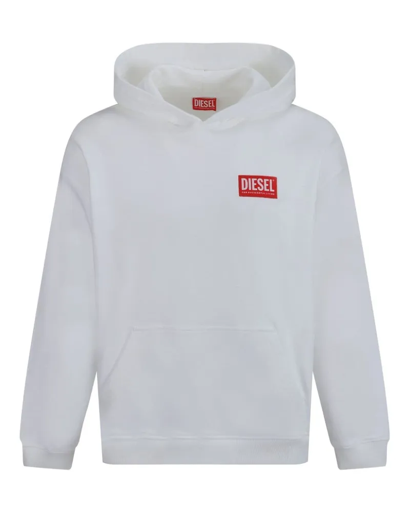 Diesel S-Boxt Hoodie - Weiß Weiß