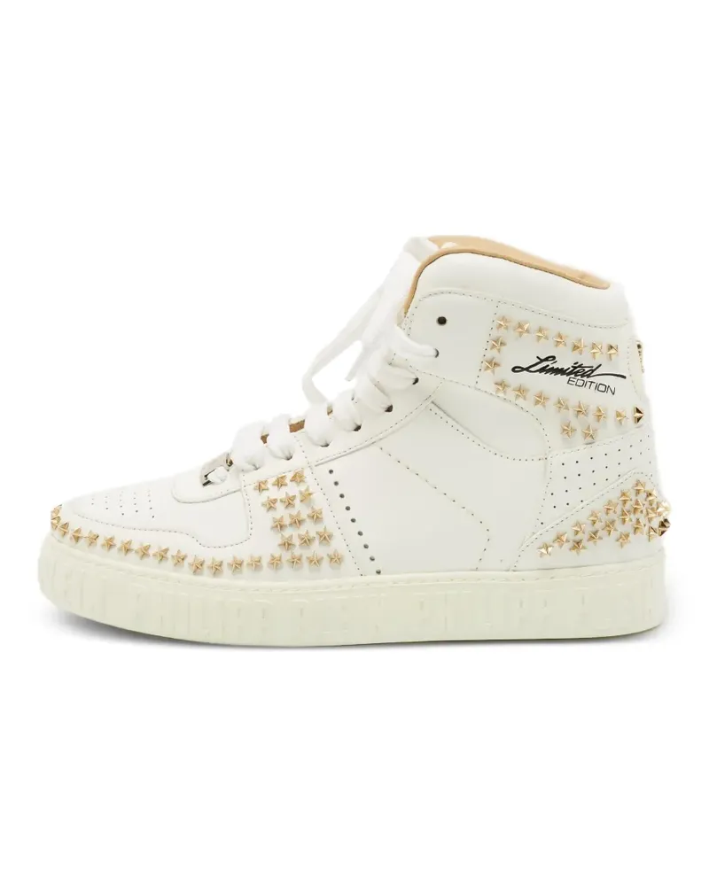 Philipp Plein Notorious Sneakers mit Nieten - Weiß Weiß