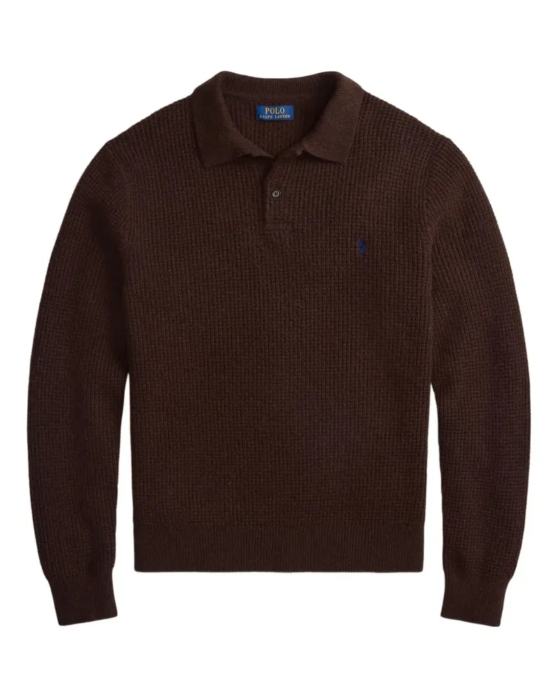 Ralph Lauren Pullover mit Waffelstrick-Muster - Braun Braun