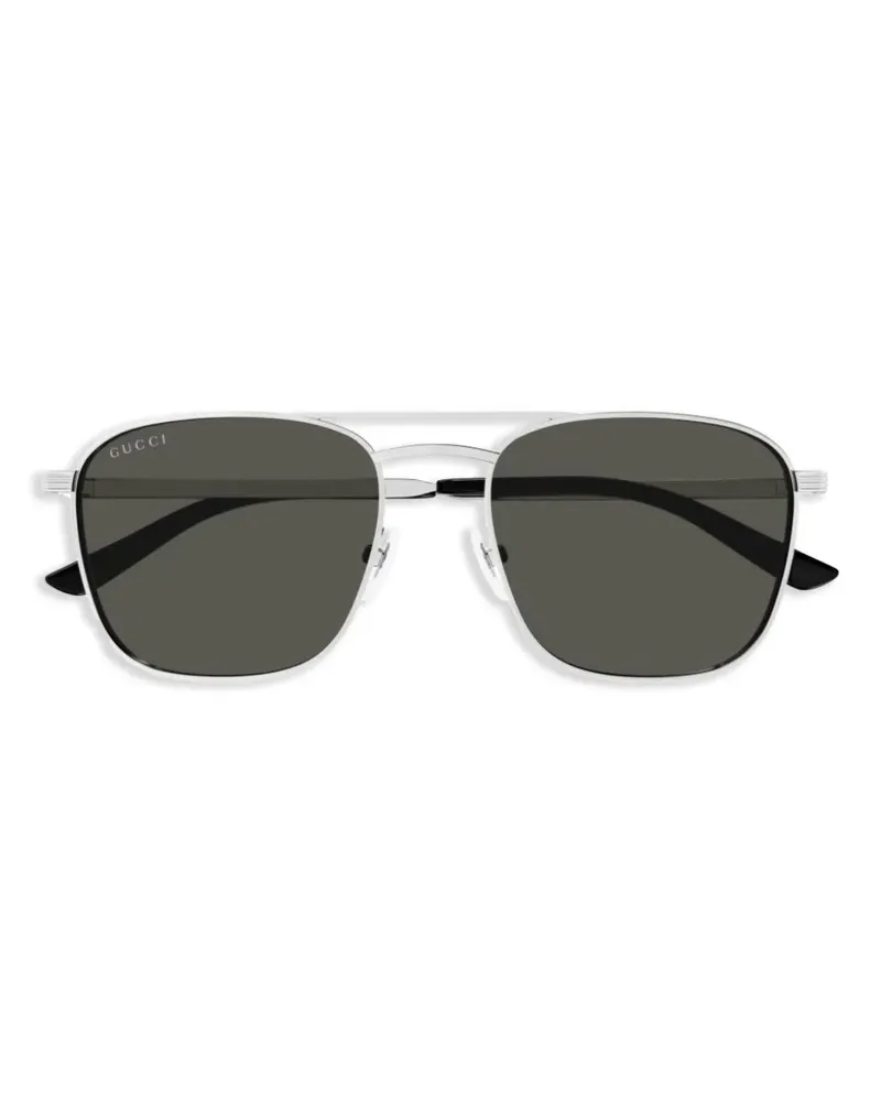 Gucci Getönte Pilotenbrille - Silber Silber