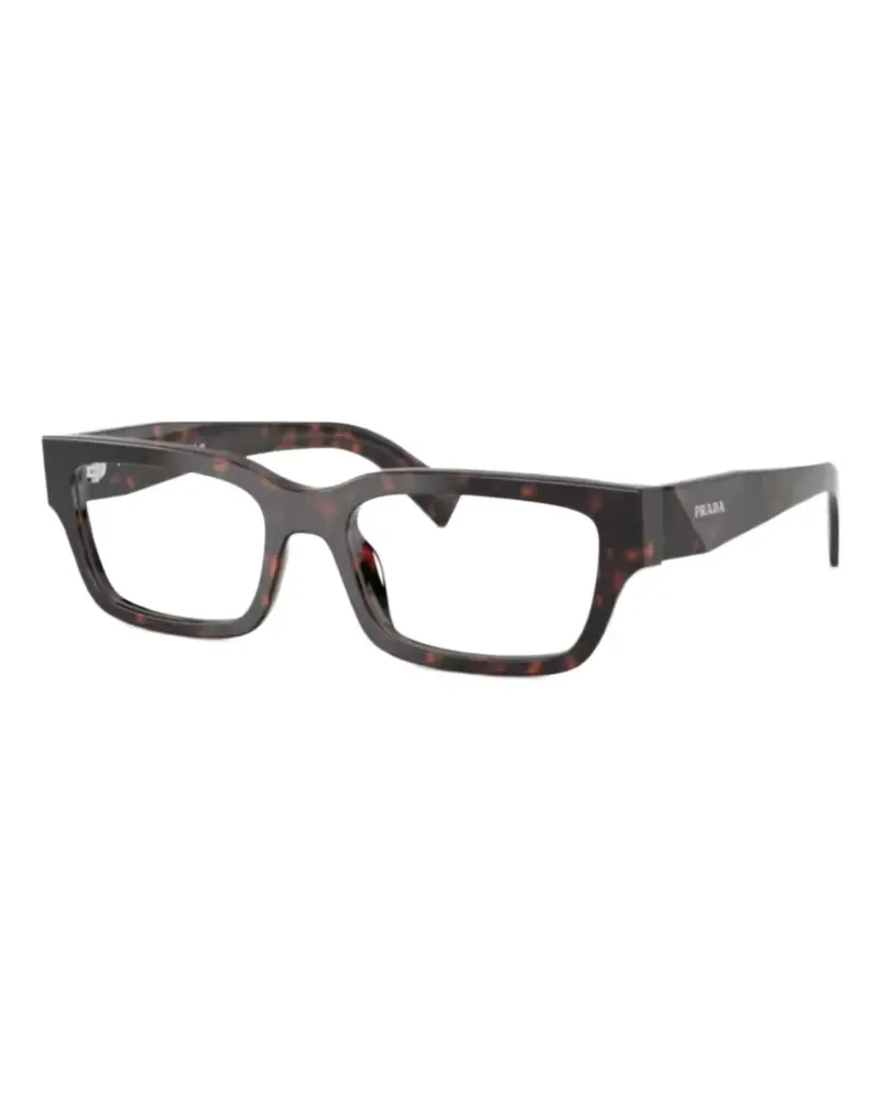 Prada Vista Brille mit eckigem Gestell - Braun Braun