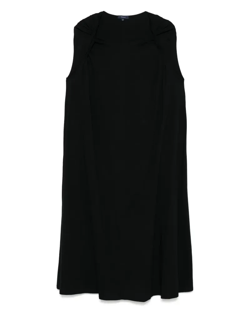 Soeur Debby Midikleid - Schwarz Schwarz
