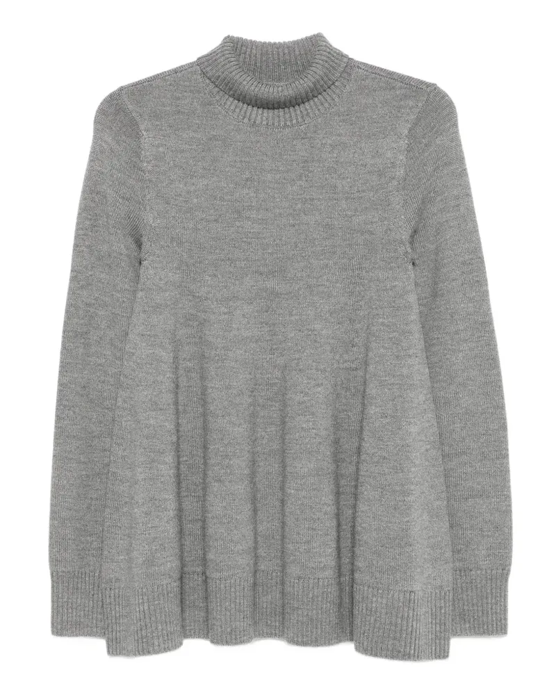 Totême Ausgestellter Rollkragenpullover - Grau Grau