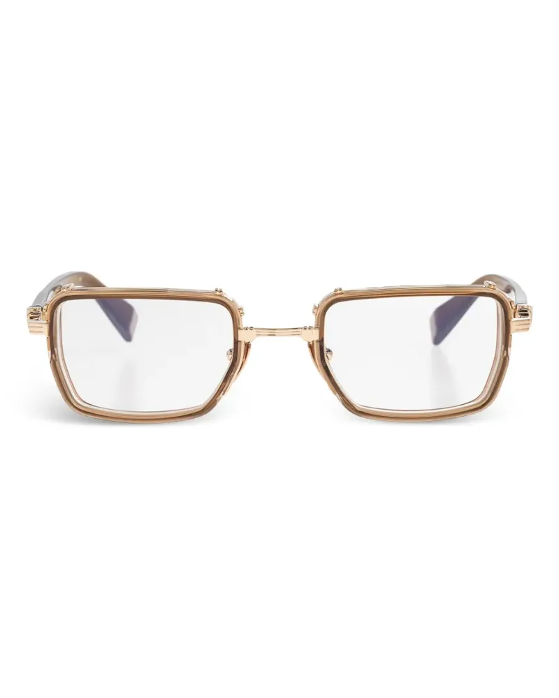 Balmain Saint Jean Brille mit eckigem Gestell - Braun Braun
