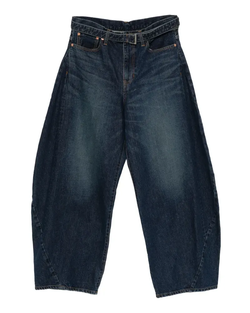 Sacai Jeans mit Gürtel - Blau Blau