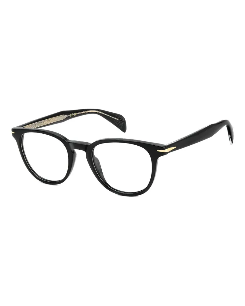 EYEWEAR by DAVID BECKHAM round-frame glasses - Schwarz Schwarz
