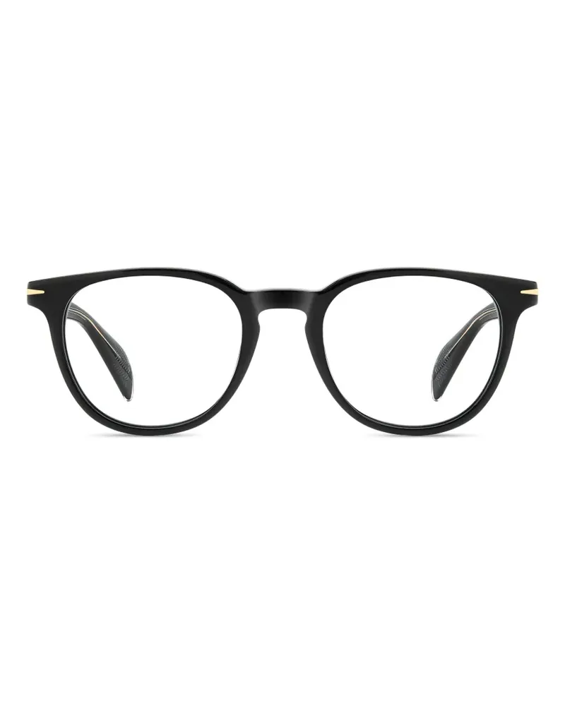 EYEWEAR by DAVID BECKHAM Brille mit rundem Gestell - Schwarz Schwarz