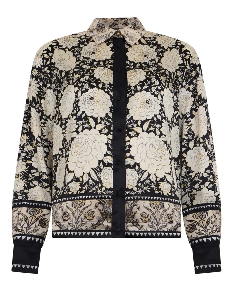 Roberto Cavalli floral-print shirt - Nude Nude