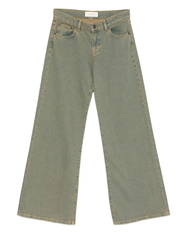 JEANERICA Jeans mit weitem Bein - Nude Nude