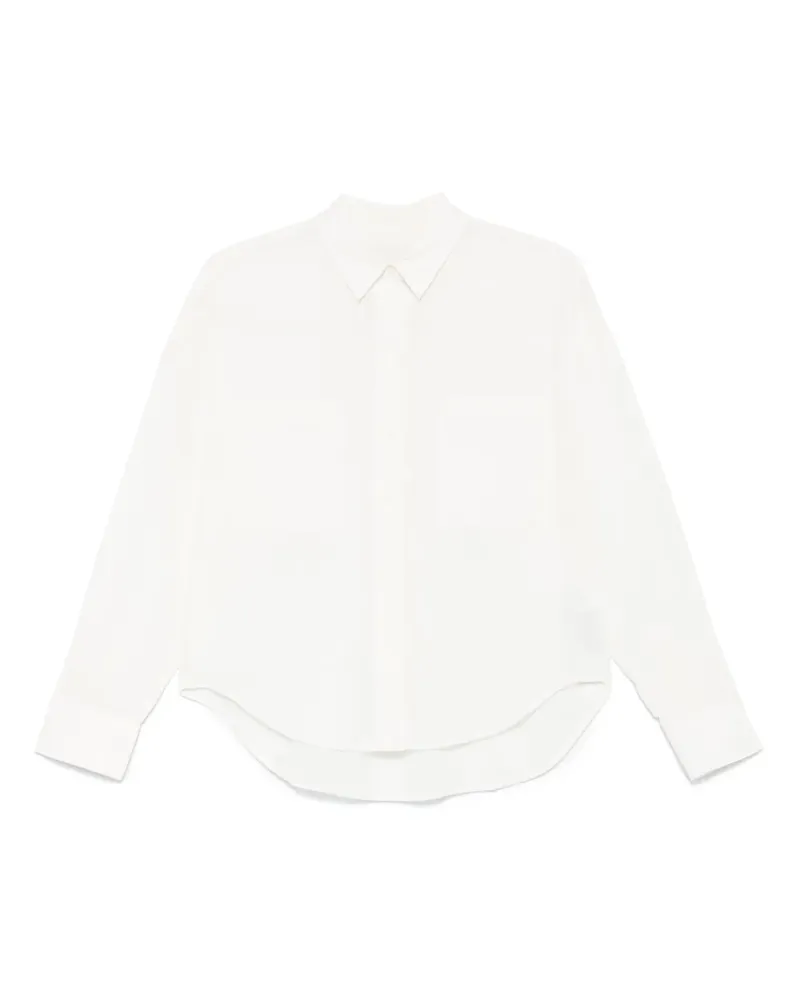 Calvin Klein Hemd aus Voile - Weiß Weiß