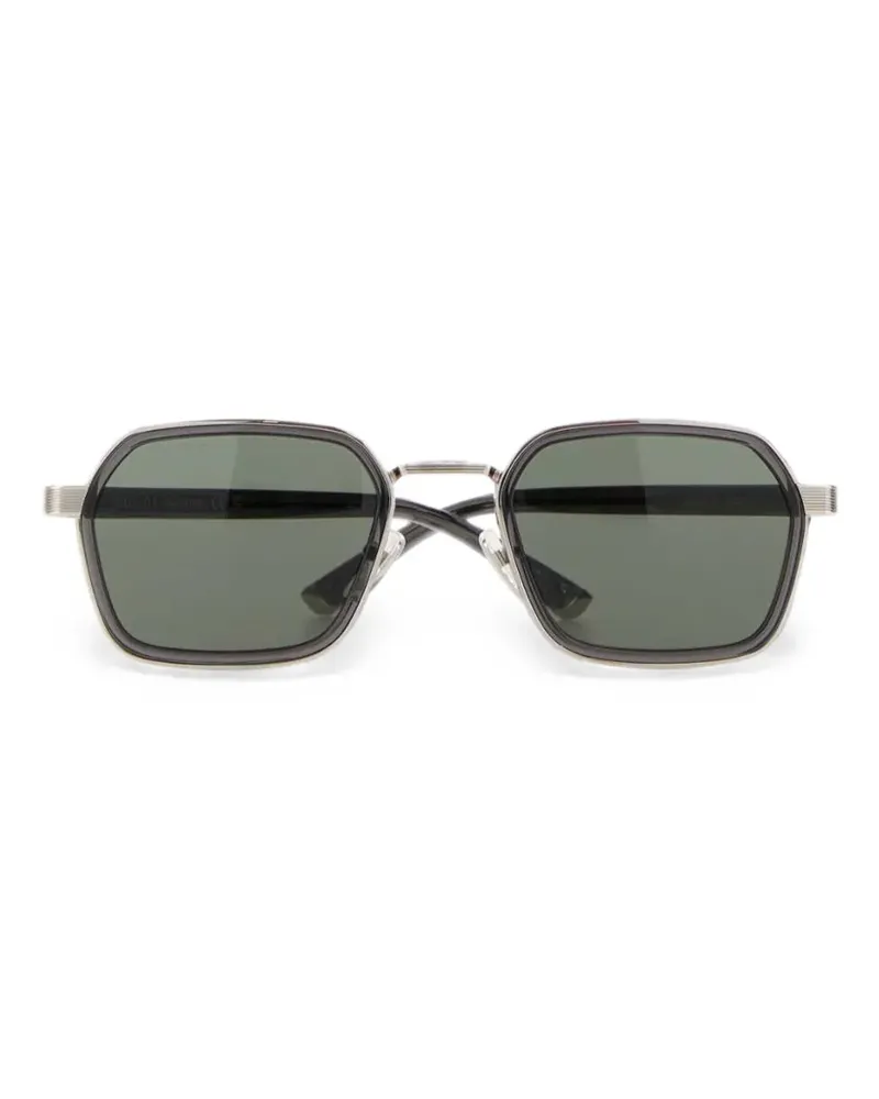Gucci Sonnenbrille mit geometrischem Gestell - Silber Silber