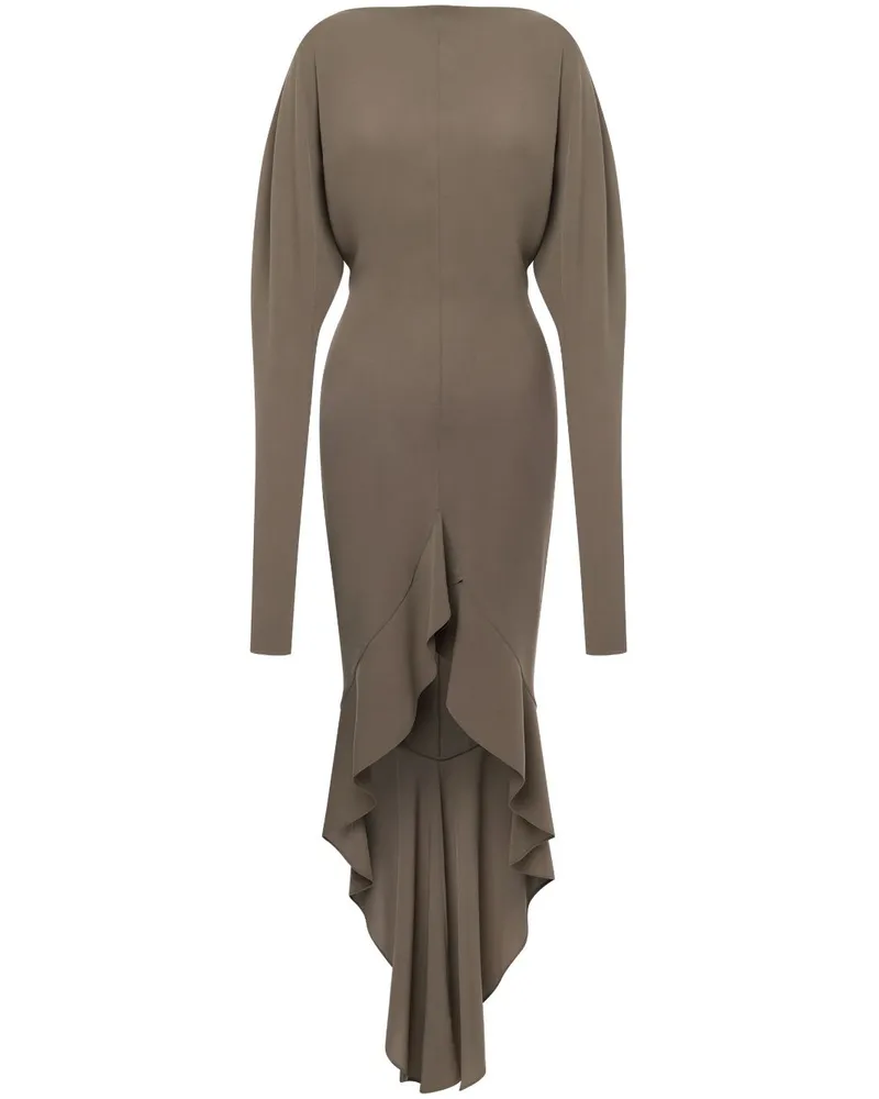 Philosophy Di Lorenzo Serafini Drapiertes Kleid im asymmetrischen Look - Braun Braun