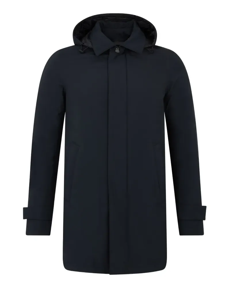 Herno Wasserdichter Kapuzenparka - Blau Blau