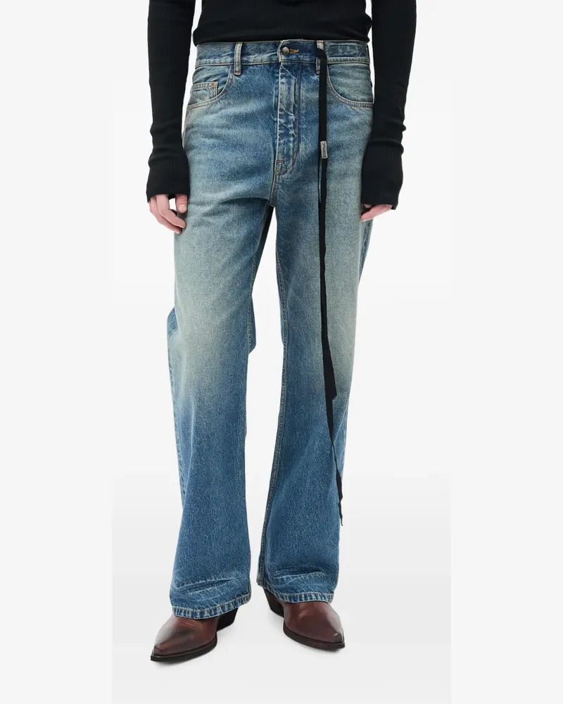 Ann Demeulemeester Ausgestellte Alarik Jeans - Blau Blau