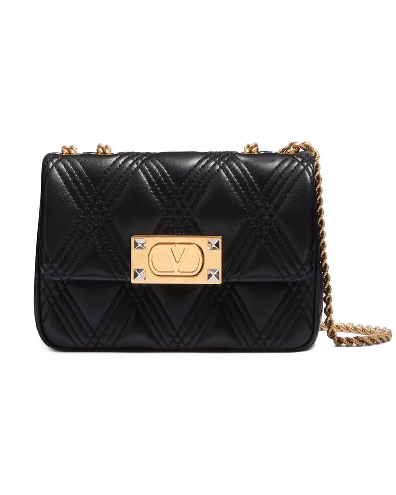 Valentino Garavani Kleine Quiltie 67 Schultertasche - Schwarz Schwarz