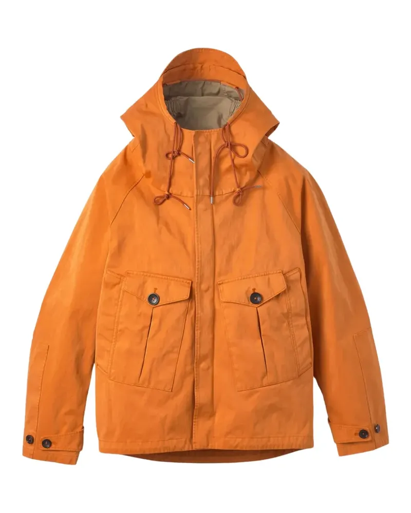 Ten c button-cuff parka - Orange Orange