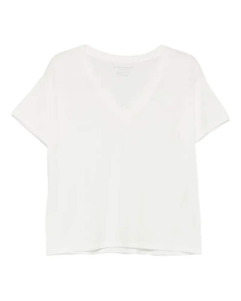 Majestic V-neck short-sleeve T-shirt - Nude Nude