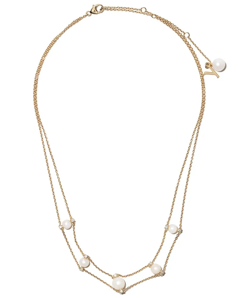 YOKO London 18kt 'Trend' Goldhalskette mit Diamanten Gold