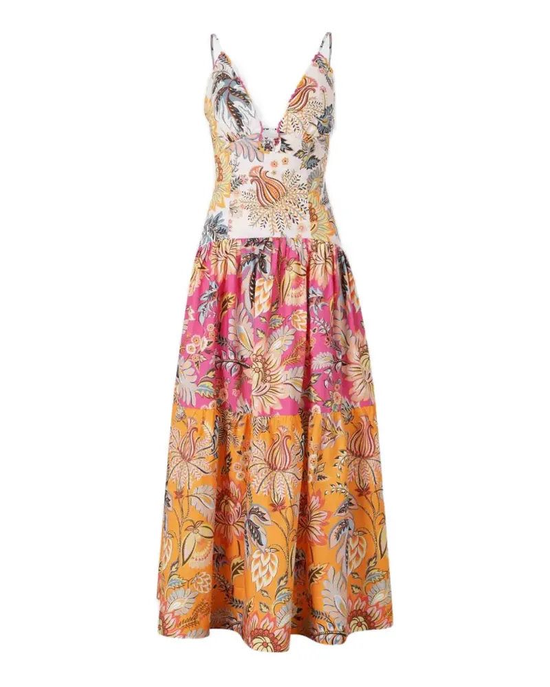 FARM Rio Ligia floral-print maxi dress - Rosa Rosa