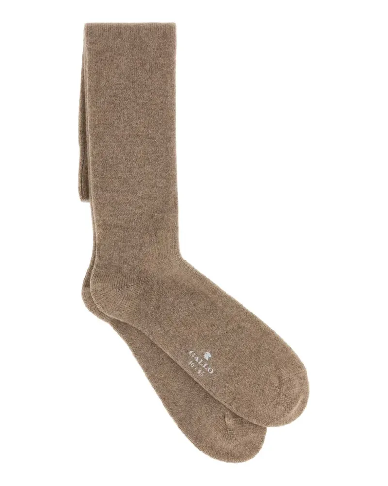 Gallo Fein gestrickte Socken - Nude Nude