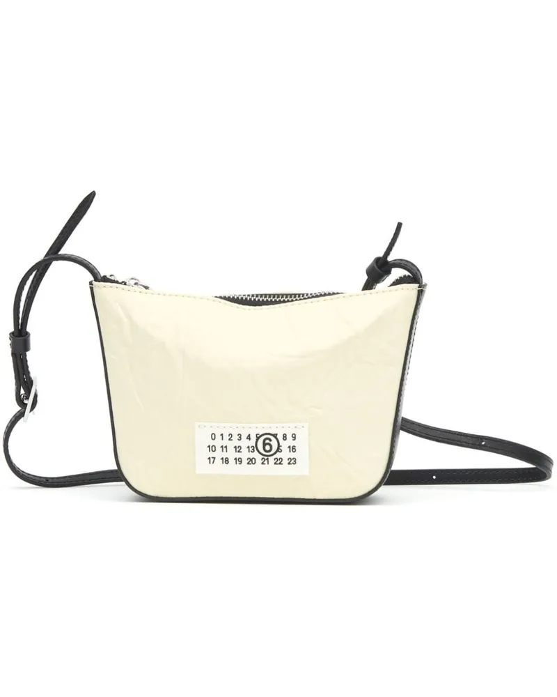 Maison Margiela Mini Numeric Schultertasche - Nude Nude