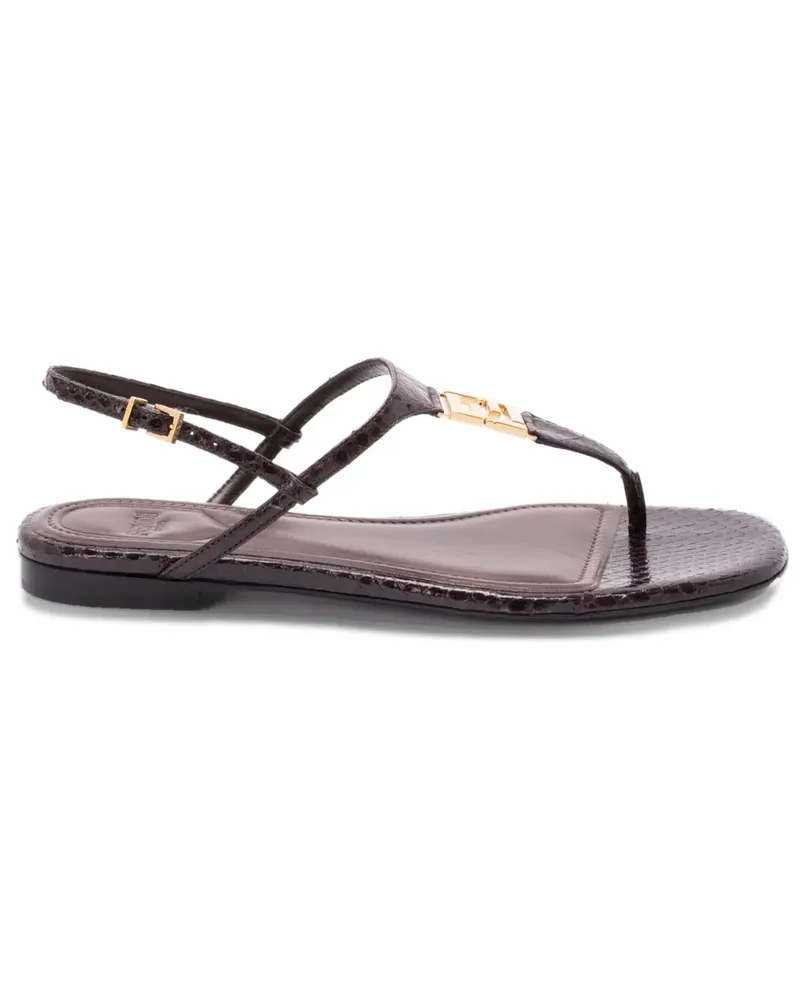 Fendi Flache Sandalen - Violett Violett