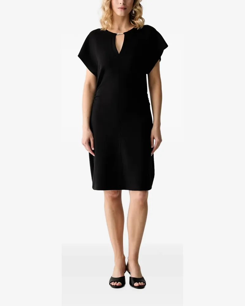 Guess logo-plaque mini dress - Schwarz Schwarz