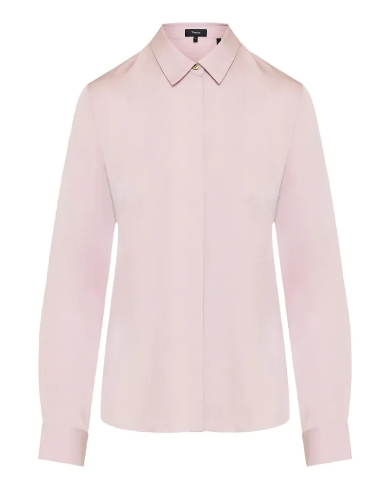 Theory Georgette fitted shirt - Rosa Rosa