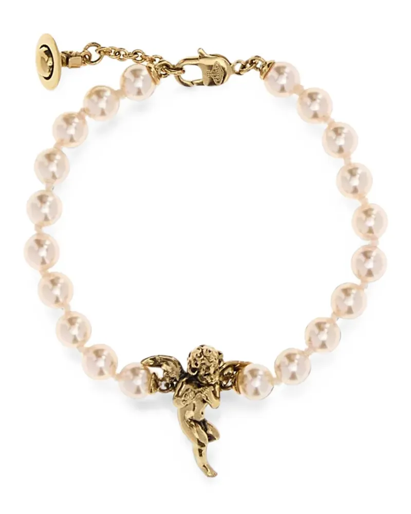 Vivienne Westwood Putti pearl bracelet - Gold Gold