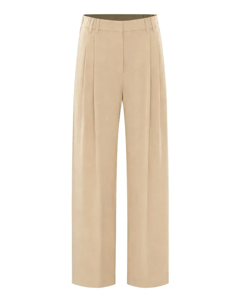 Brunello Cucinelli pleated tailored trousers - Nude Nude