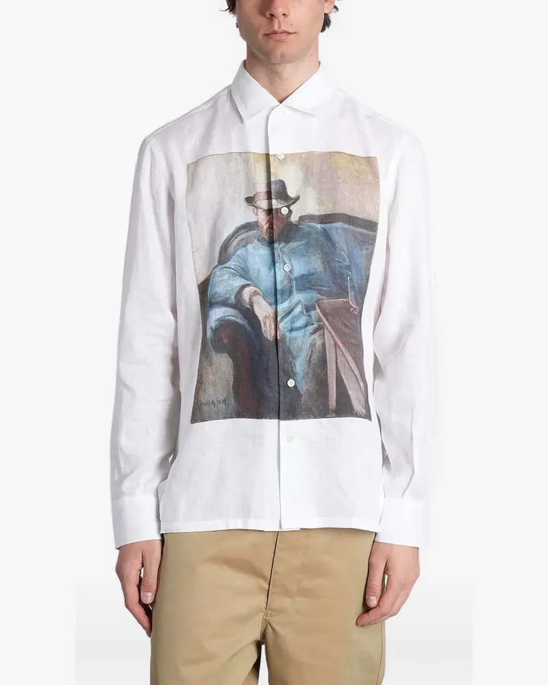 Junya Watanabe Hemd mit Patchwork-Design - Nude Nude