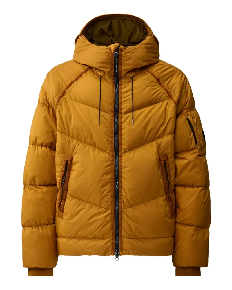 C.P. Company Gesteppte Kapuzenjacke - Gelb Gelb