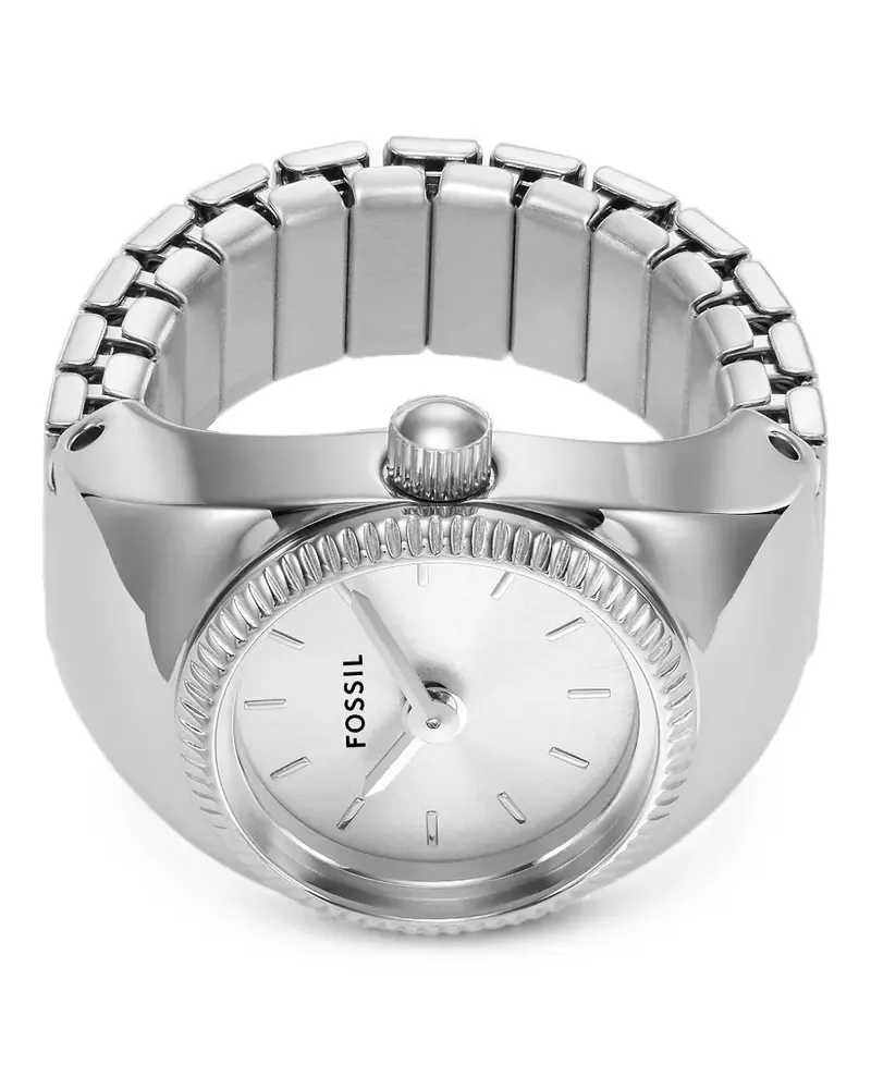 Fossil two-hand 15mm ring watch - Silber Silber