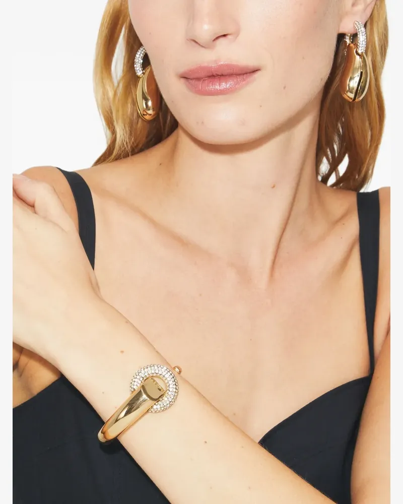 Tory Burch Schnallenarmband in Pavé-Fassung - Gold Gold