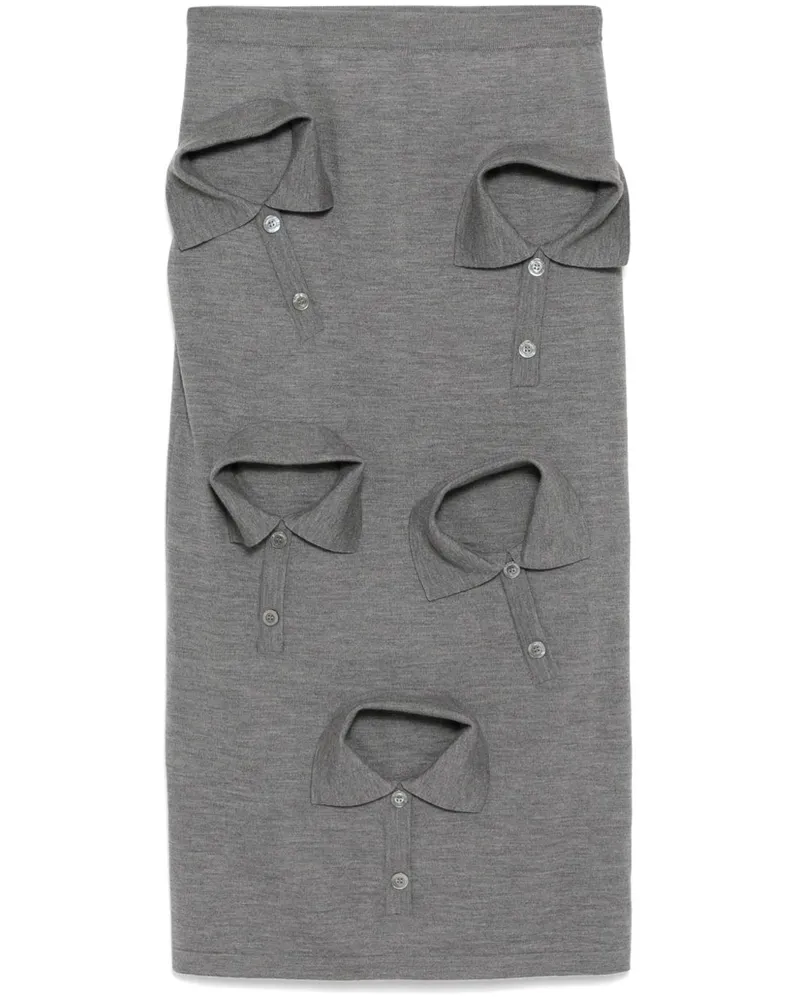 Moschino Rock mit Kragen - Grau Grau