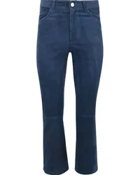 SPRWMN Halbhohe Bootcut-Jeans Blau