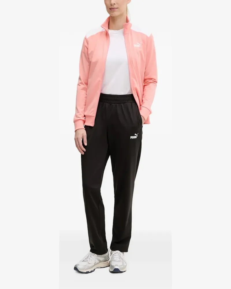 Puma Poly Jogginganzug mit Logo-Print - Schwarz Schwarz