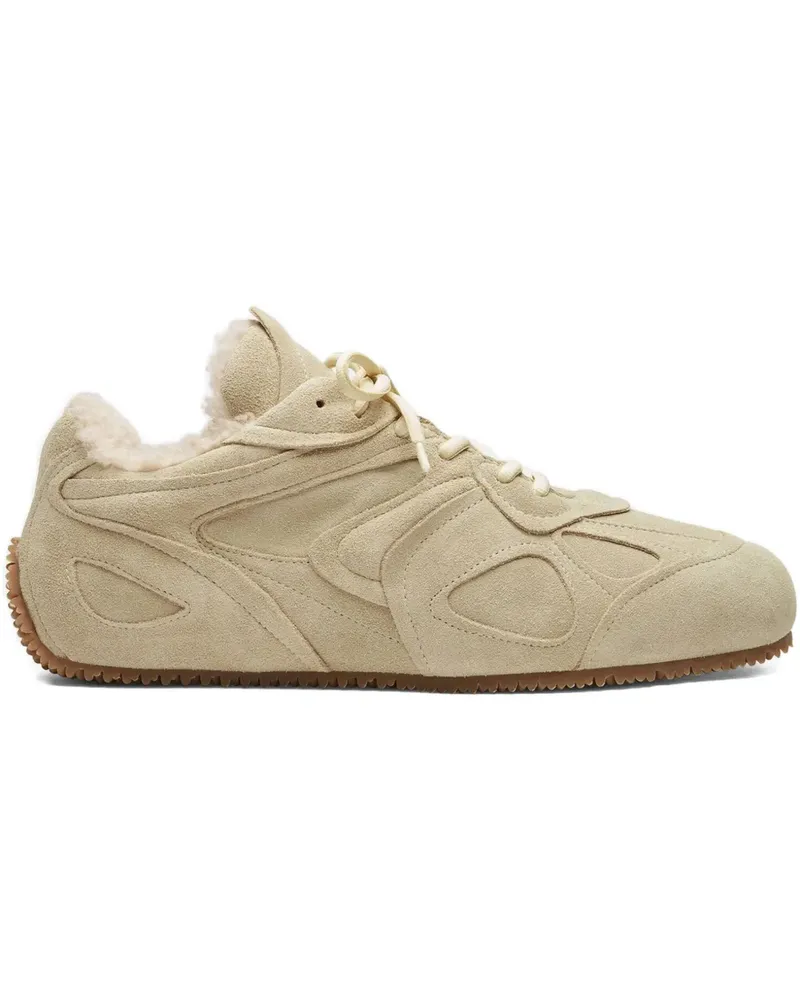 Axel Arigato Slow Shearling Runner Sneakers - Nude Nude