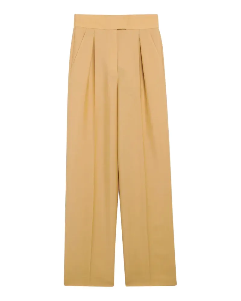 Valentino Garavani pleated-design trousers - Nude Nude