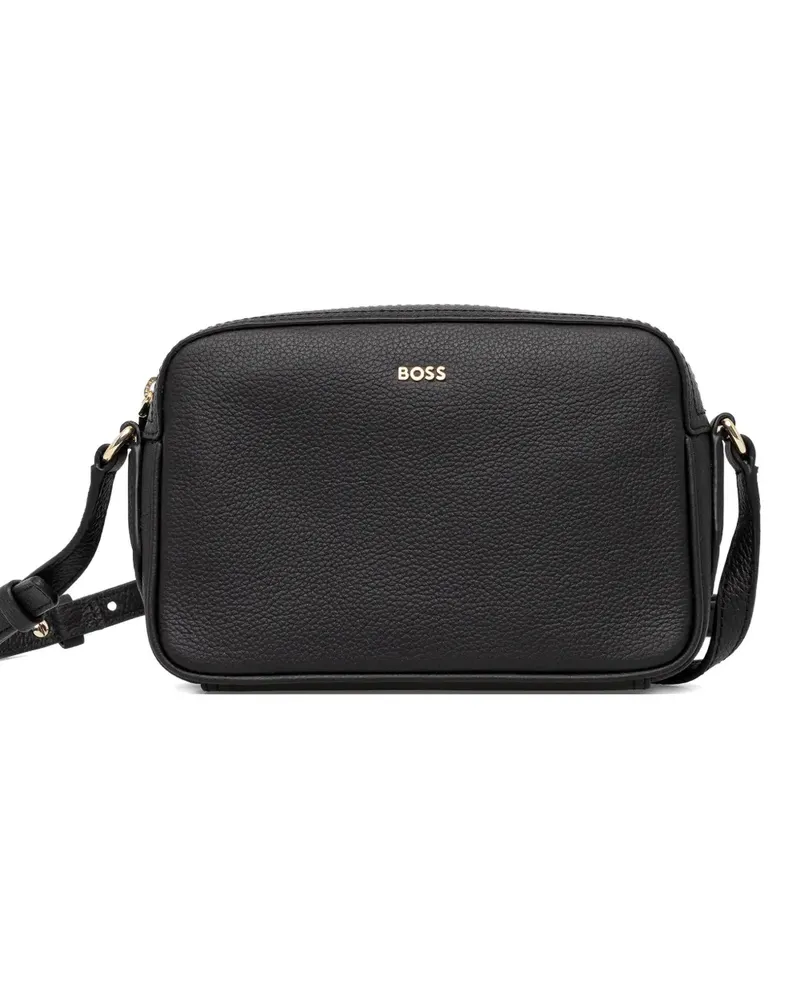 HUGO BOSS Umhängetasche mit Logo-Schild - Schwarz Schwarz