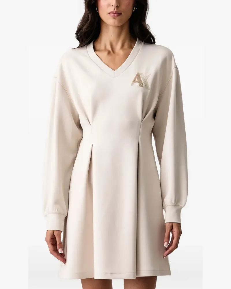 Armani Exchange Minikleid mit Pailletten - Nude Nude