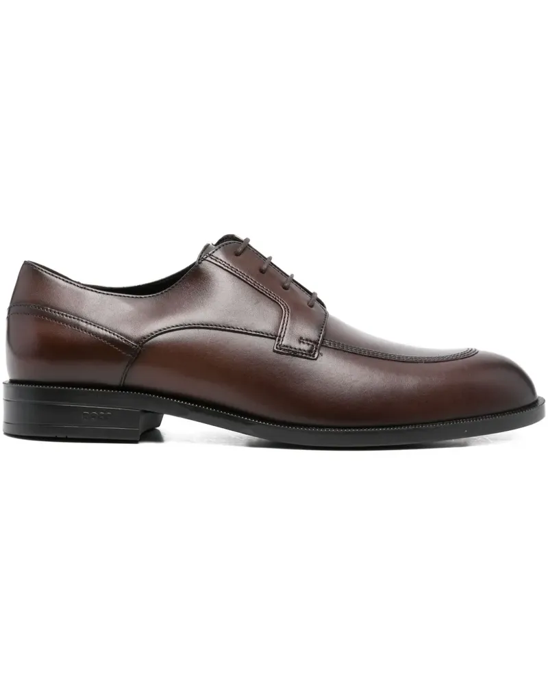 HUGO BOSS Derby-Schuhe aus Leder - Braun Braun